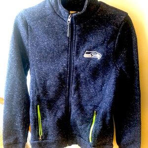 LIKE NEW Seahawks Official Full Zip Sweater